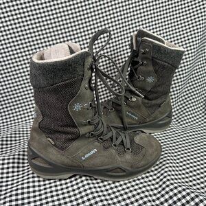 Lowa Calceta GTX Grey Women's GORE-TEX Waterproof Winter Boots 7.5 US 39 EUR